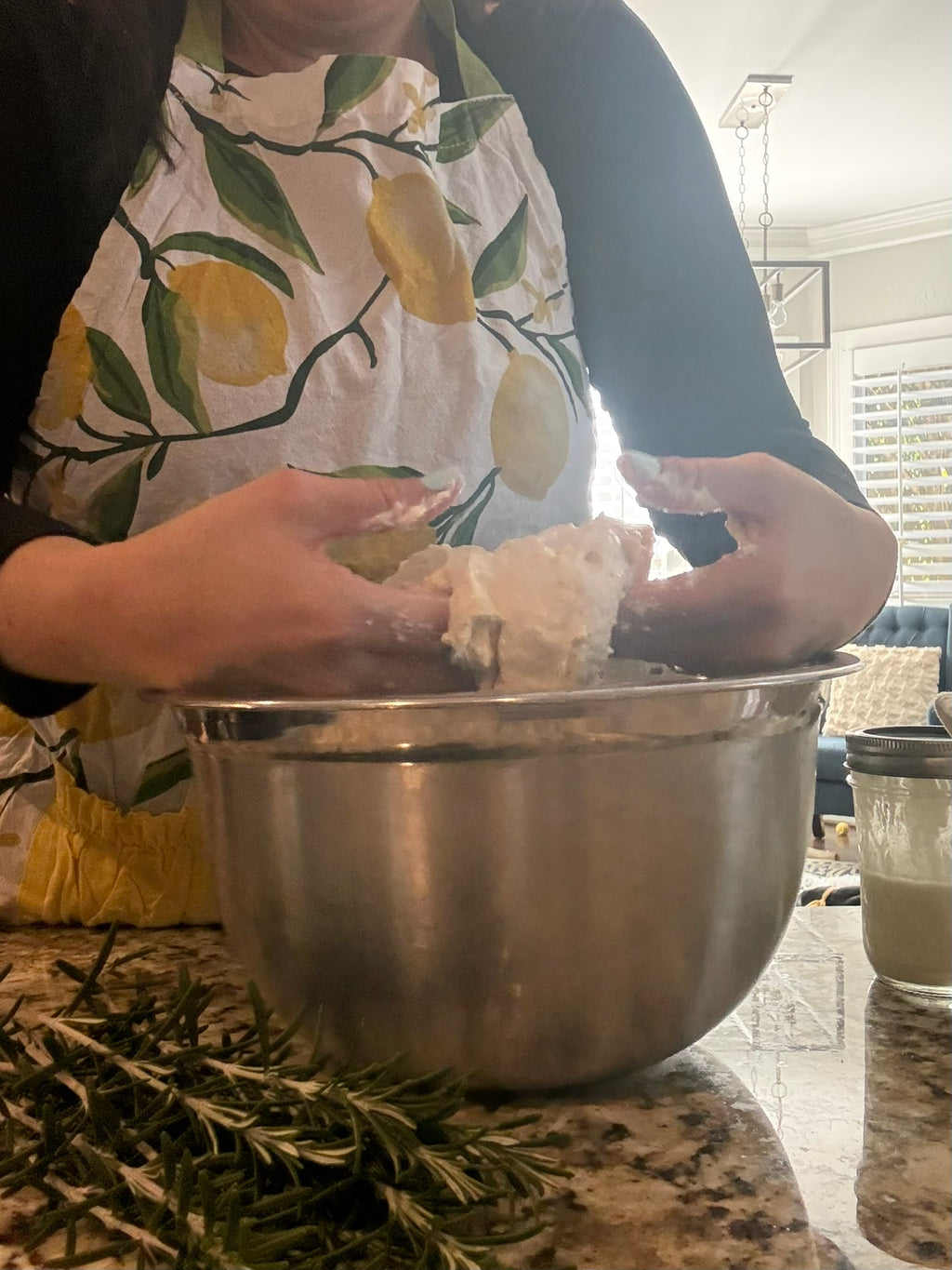 Fresh Baked Jalapeño Cheddar Sourdough Bread