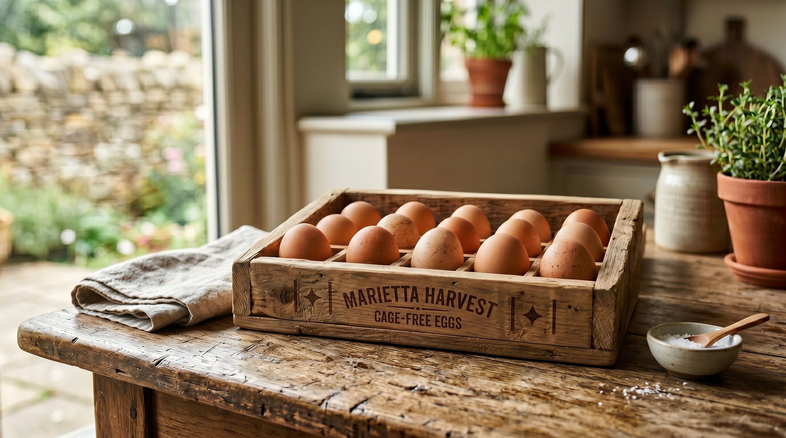 Farm Fresh Eggs- 18 Cage Free Eggs