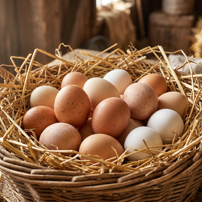 Farm Fresh Eggs- 18 Cage Free Eggs